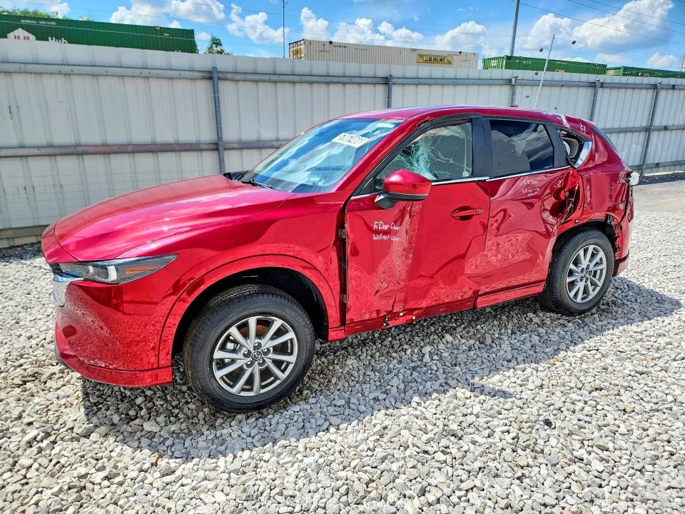2025 Mazda Cx-5 VIN JM3KFBCM6S0803293 COPART salvage auction — SIDE, FL - CERTIFICATE OF DESTRUCTION, sold $2,850 on 2026-07-27 (photo 1)