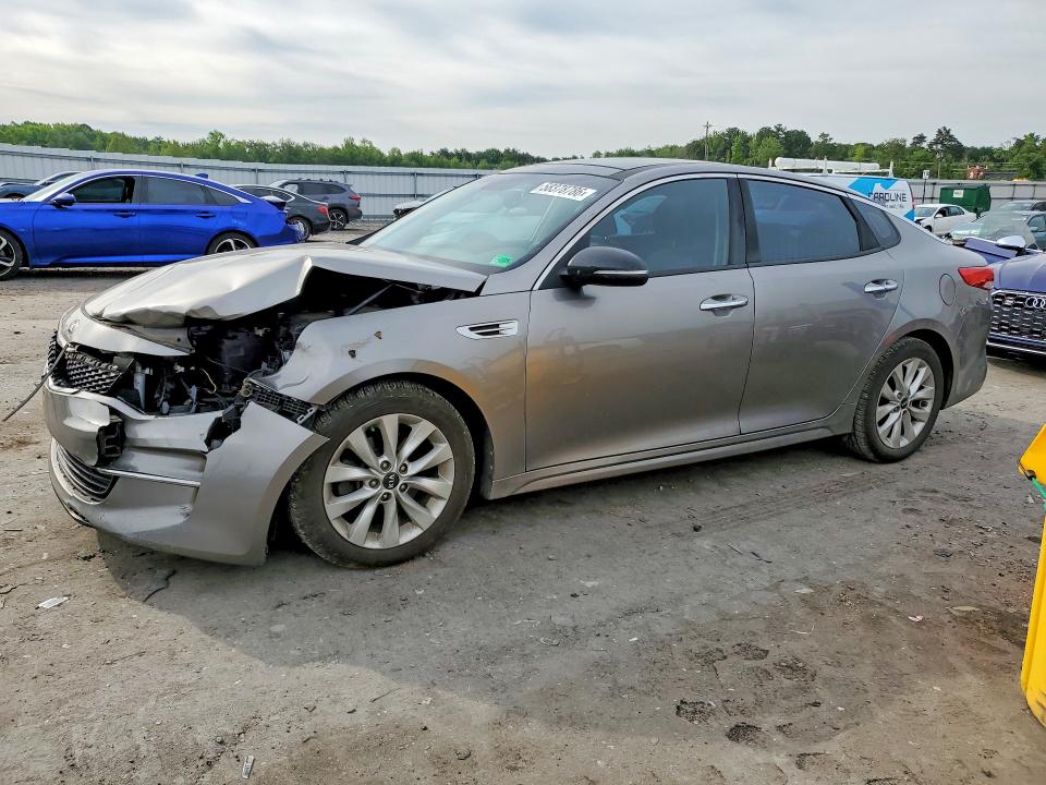 2016 Kia Optima VIN 5XXGU4L31GG084760 COPART salvage auction — FRONT END, Va - Certificate Of Title, sold $650 on 2026-07-22 (photo 1)