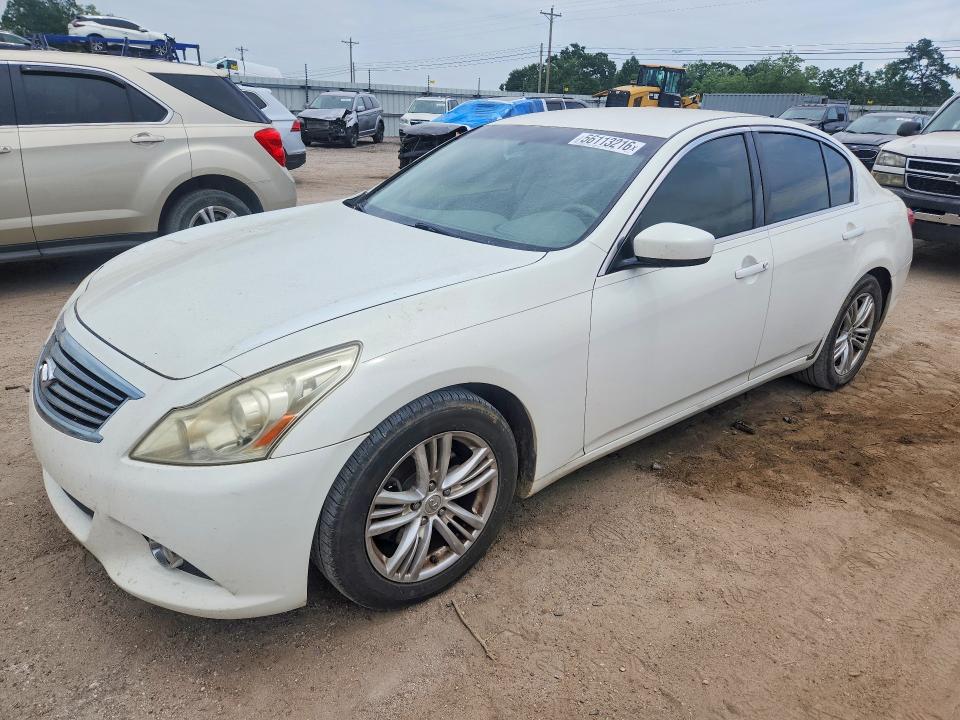 2011 Infiniti G37 VIN JN1CV6AP2BM503377 — COPART salvage auction photo