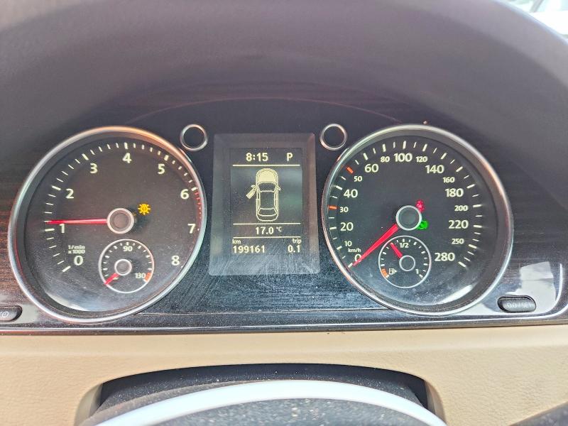 2013 Volkswagen Passat cc VIN WVWRN7AN6DE516108 COPART salvage auction — REAR END, On - Permit Salvage, sold $400 on 2026-08-18 (photo 9)
