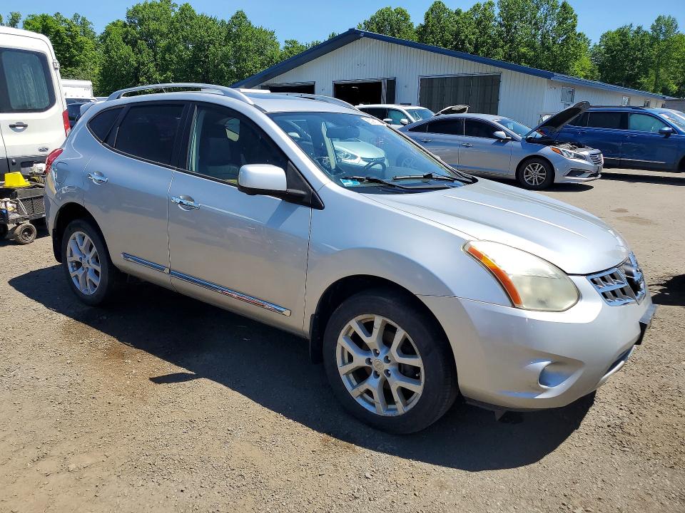 2013 Nissan Rogue sport VIN JN8AS5MV7DW645155 COPART salvage auction — MINOR DENT/SCRATCHES, Ri - Certificate Of Title, sold $975 on 2026-07-16 (photo 4)