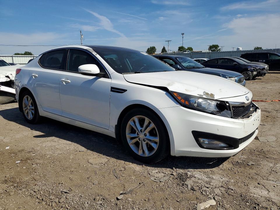 2013 Kia Optima VIN 5XXGN4A79DG180800 COPART salvage auction — FRONT END, In - Cert Of Title-Salvage Title, sold $550 on 2026-07-27 (photo 4)