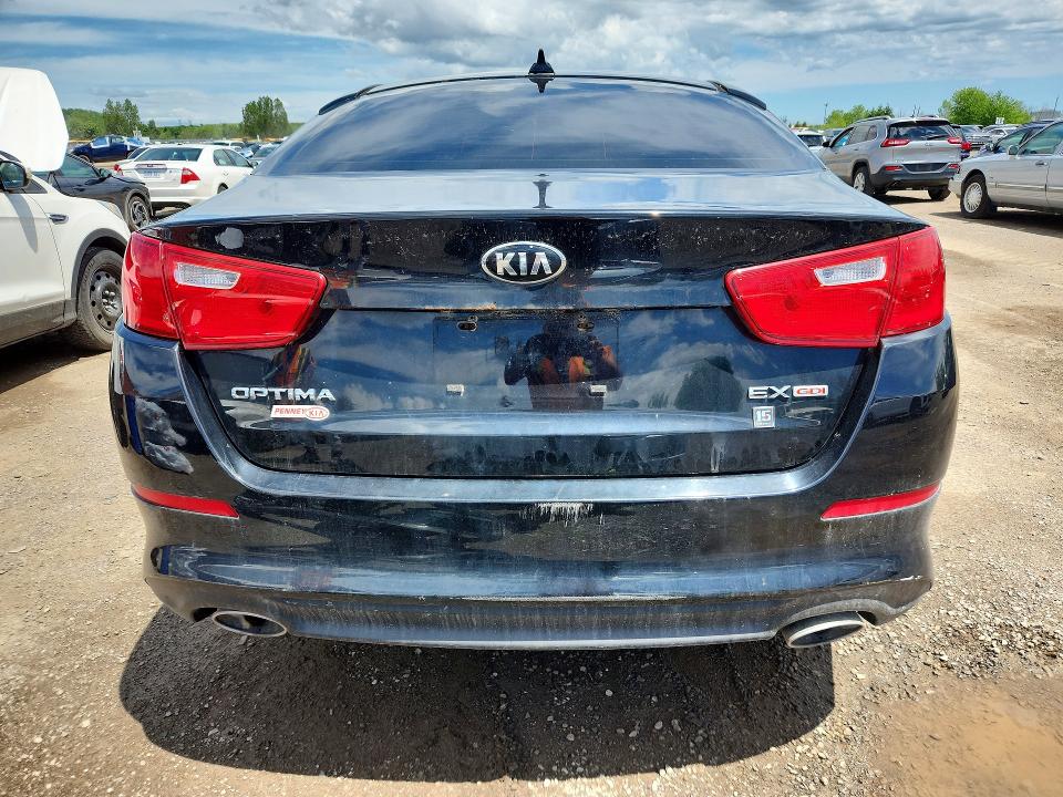 2014 Kia Optima VIN KNAGN4A73E5491349 COPART salvage auction — FRONT END, On - Permit No Brand - Unfit, sold $1,000 on 2026-07-07 (photo 6)