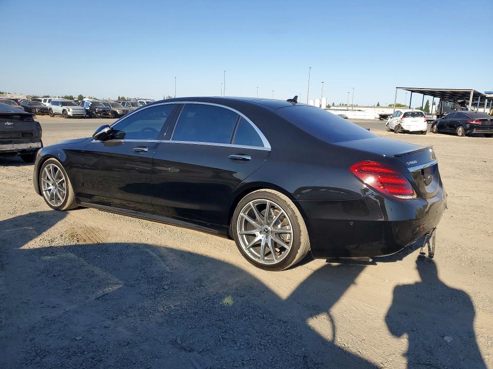 2019 Mercedes-benz S class VIN WDDUG8DB8KA426092 COPART salvage auction — REAR END, CA - SALVAGE CERTIFICATE, sold $8,600 on 2026-07-30 (photo 2)