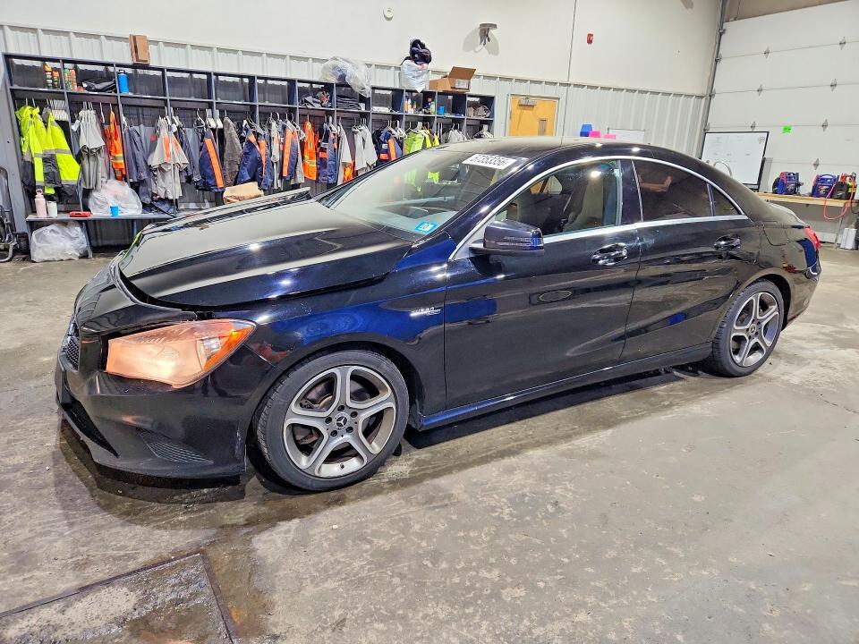 2014 Mercedes-benz Cla-klasse VIN WDDSJ4GB9EN148362 COPART salvage auction — FRONT END, Nh - Cert Of Title-Salvage, sold $775 on 2026-08-06 (photo 1)