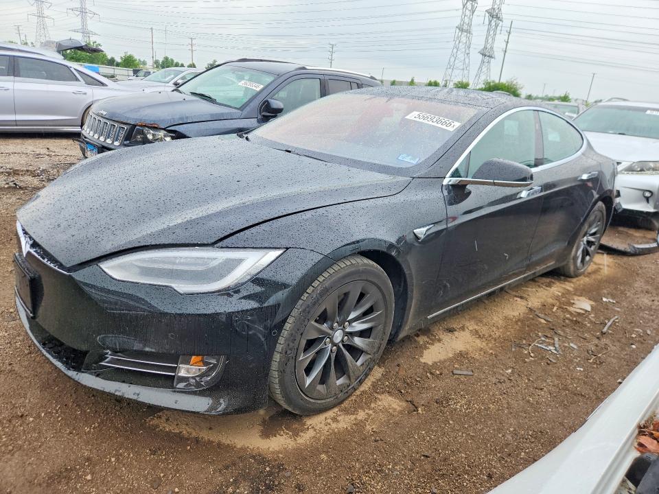 2017 Tesla Model s VIN 5YJSA1E25HF185262 COPART salvage auction — SIDE, Il - Salvage Certificate, sold $8,300 on 2026-07-14 (photo 1)