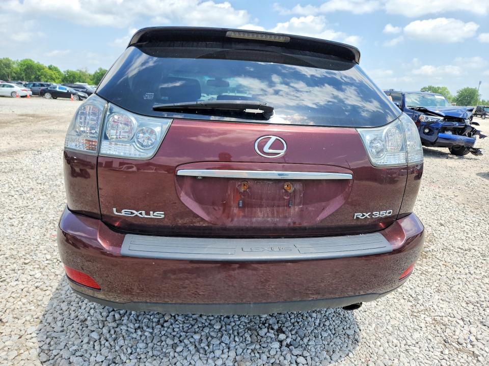 2009 Lexus Rx 350 VIN JTJHK31U692858829 COPART salvage auction — FRONT END, Oh - Cert Of Title-Salvage, sold $1,600 on 2026-07-31 (photo 6)