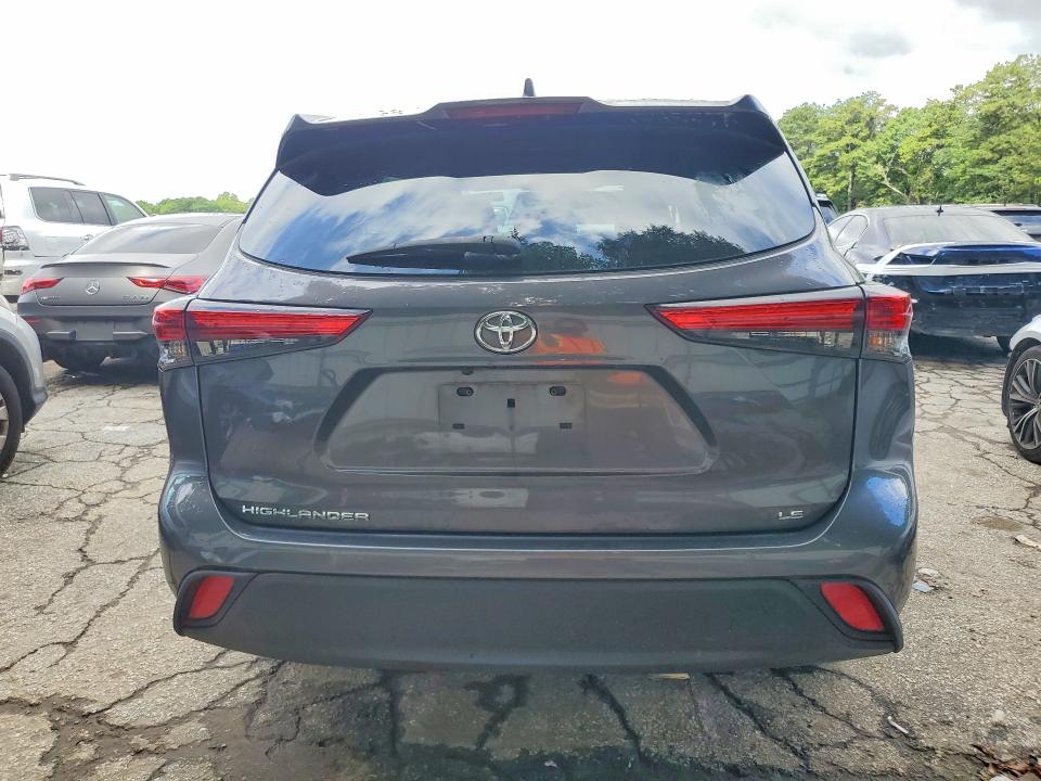 2021 Toyota Highlander VIN 5TDZZRAHXMS065804 COPART salvage auction — FRONT END, Ga - Cert Of Title-Salvage, sold $8,700 on 2026-07-17 (photo 6)