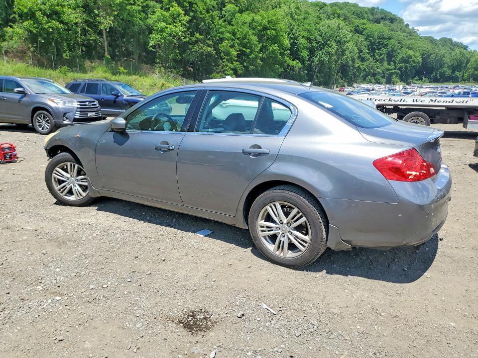 2010 Infiniti G37 VIN JN1CV6AR7AM454676 COPART salvage auction — FRONT END, Ny - Mv-907A Salvage Certificate, sold $425 on 2026-07-07 (photo 2)