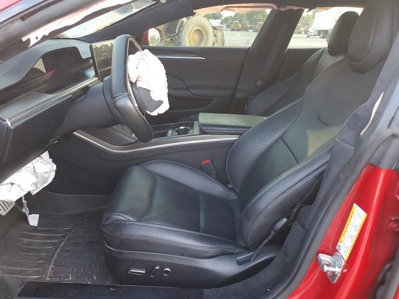 2021 Tesla Model s VIN 5YJSA1E60MF434693 COPART salvage auction — FRONT END, Fl - Cert Of Title Slvg Rebuildable, sold $13,100 on 2026-08-28 (photo 7)