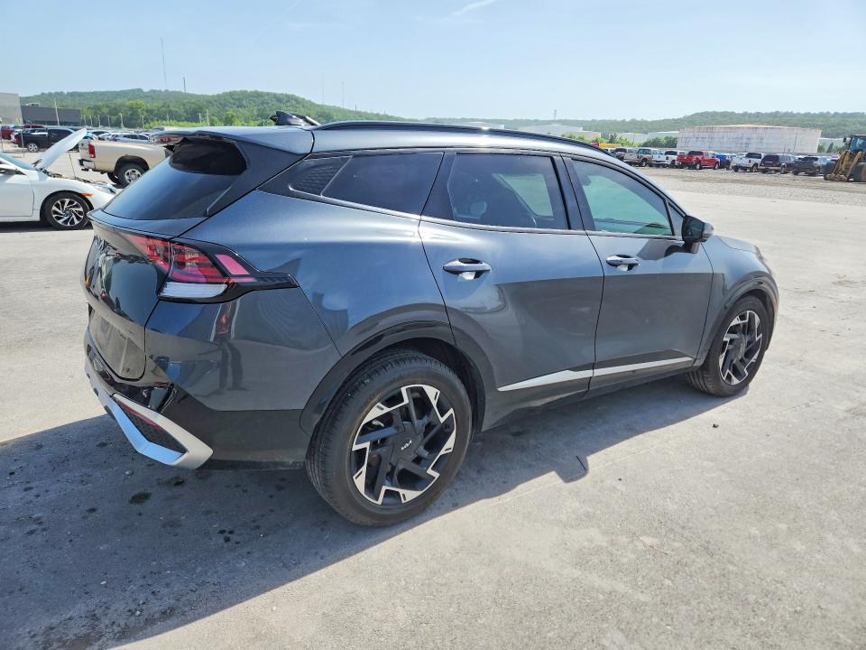 2023 Kia Sportage VIN 5XYK53AF9PG070731 COPART salvage auction — FRONT END, Ok - Cert Of Title-Salvage, sold $300 on 2026-07-31 (photo 3)