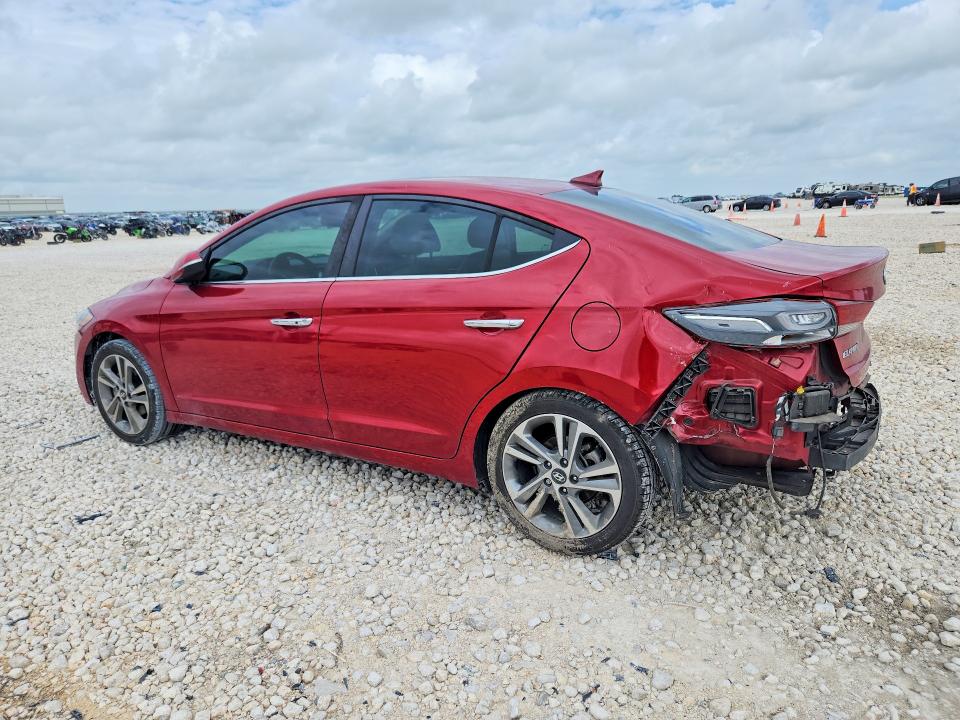2017 Hyundai VIN KMHD84LF6HU333143 COPART salvage auction — REAR END, Tx - Salvage Vehicle Title, sold $90 on 2026-07-23 (photo 2)
