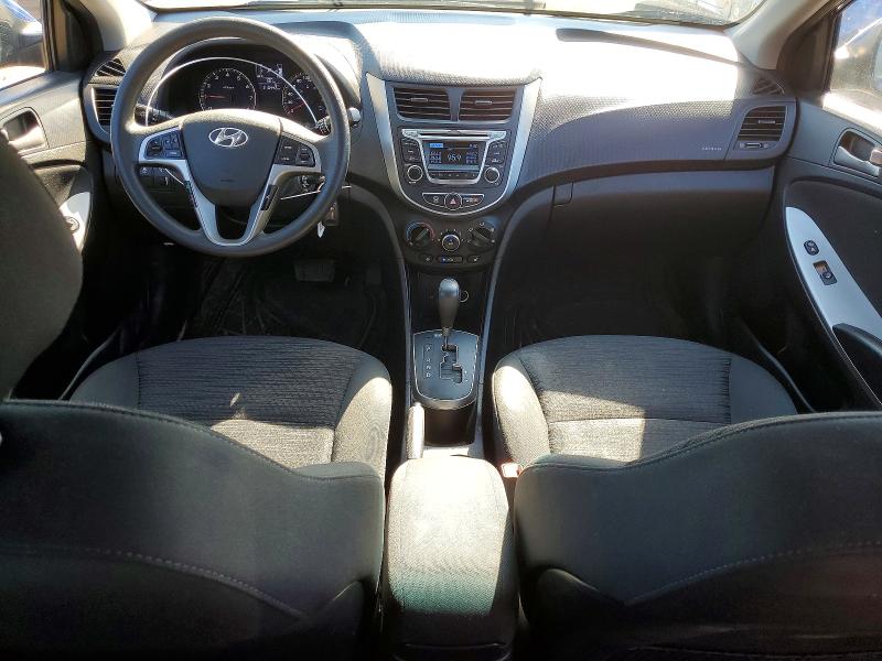 2016 Hyundai Accent VIN KMHCT5AE3GU270365 COPART salvage auction — REAR END, On - Permit Salvage, sold $1,550 on 2026-07-21 (photo 8)