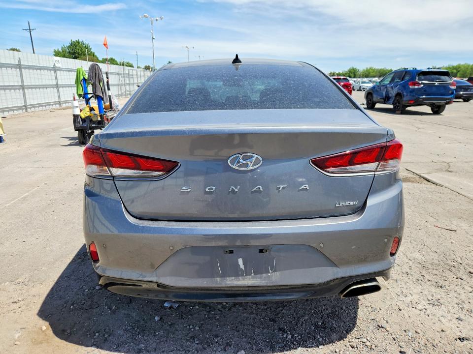 2018 Hyundai Sonata VIN 5NPE34AFXJH707599 COPART salvage auction — UNDERCARRIAGE, Il - Cert Of Title-Rebuilt, sold $3,000 on 2026-07-06 (photo 6)