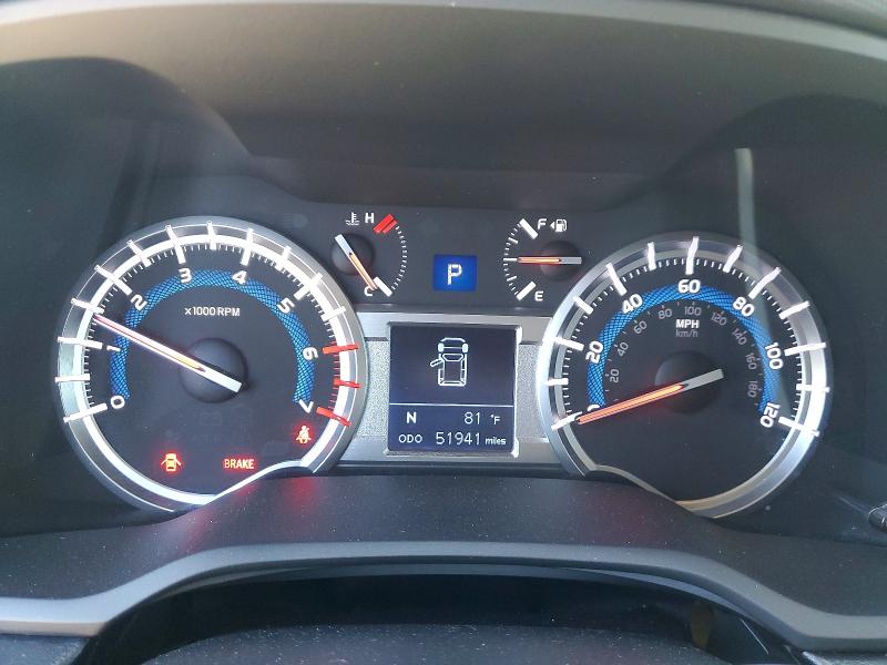2016 Toyota 4runner VIN JTEBU5JR0G5384023 COPART salvage auction — REAR END, Or - Salvage Title Certificate, sold $6,900 on 2026-07-21 (photo 9)
