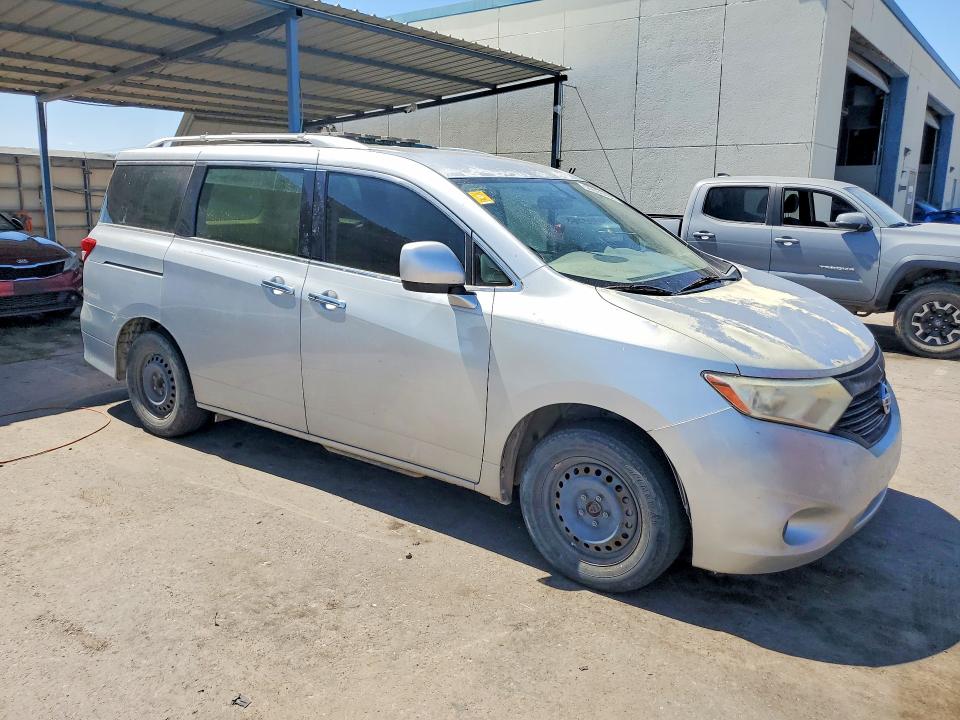 2014 Nissan Quest VIN JN8AE2KP7E9106531 COPART salvage auction — MINOR DENT/SCRATCHES, Az - Certificate Of Title, sold $975 on 2026-07-31 (photo 4)