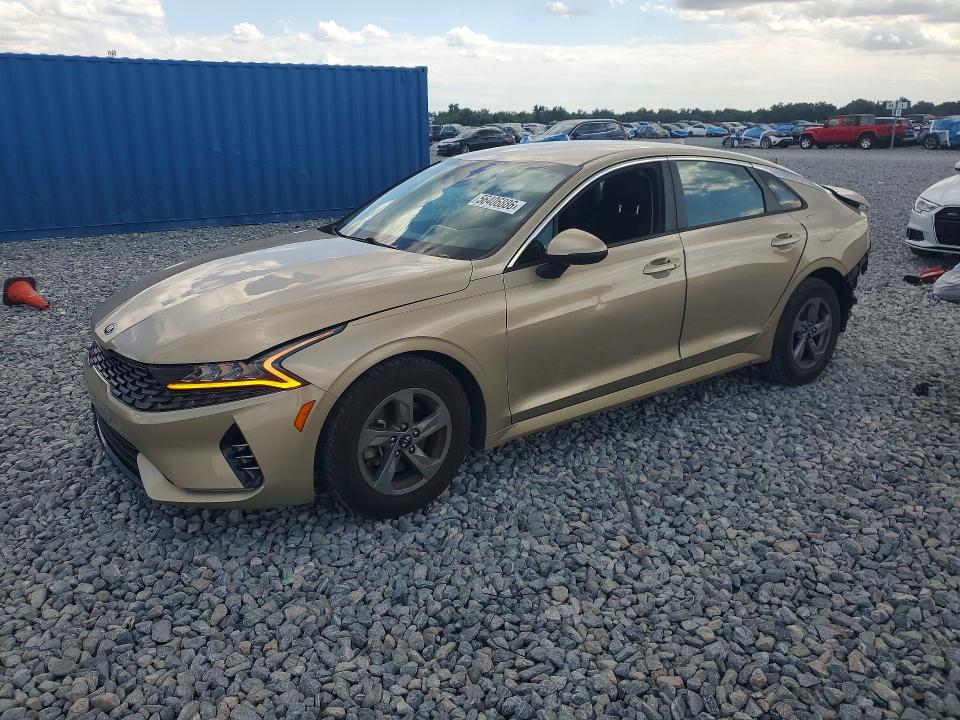 2021 Kia K5 VIN 5XXG14J24MG055591 COPART salvage auction — REAR END, Fl - Cert Of Title Slvg Rebuildable, sold $5,400 on 2026-07-14 (photo 1)