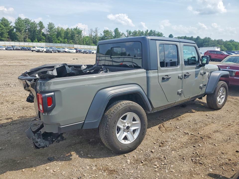 2023 Jeep Gladiator VIN 1C6HJTAG6PL537324 COPART salvage auction — REAR END, Md - Cert Of Salvage > 75% Damage, sold $250 on 2026-07-27 (photo 3)