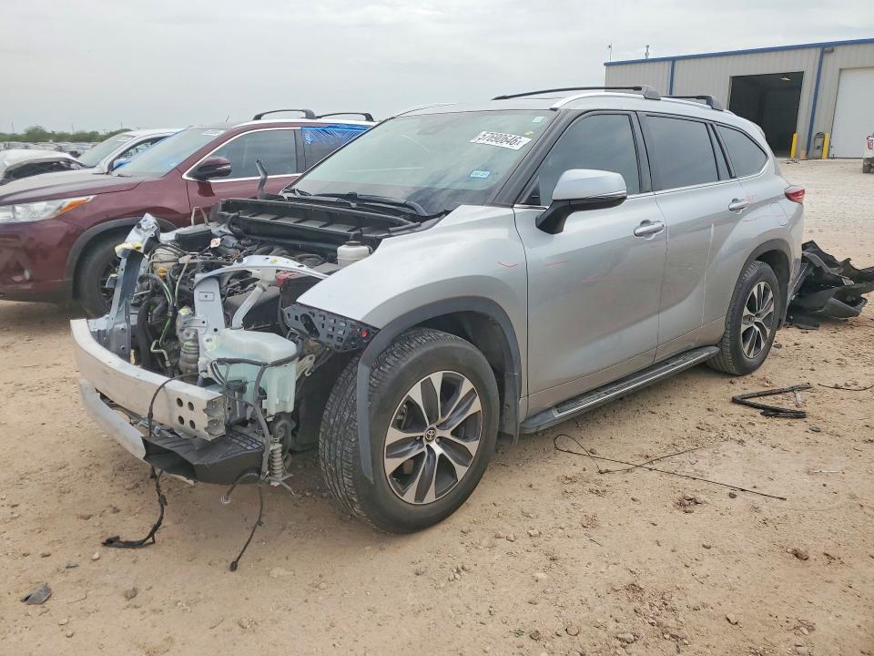 2020 Toyota Highlander VIN 5TDGZRAH5LS019996 — COPART salvage auction photo