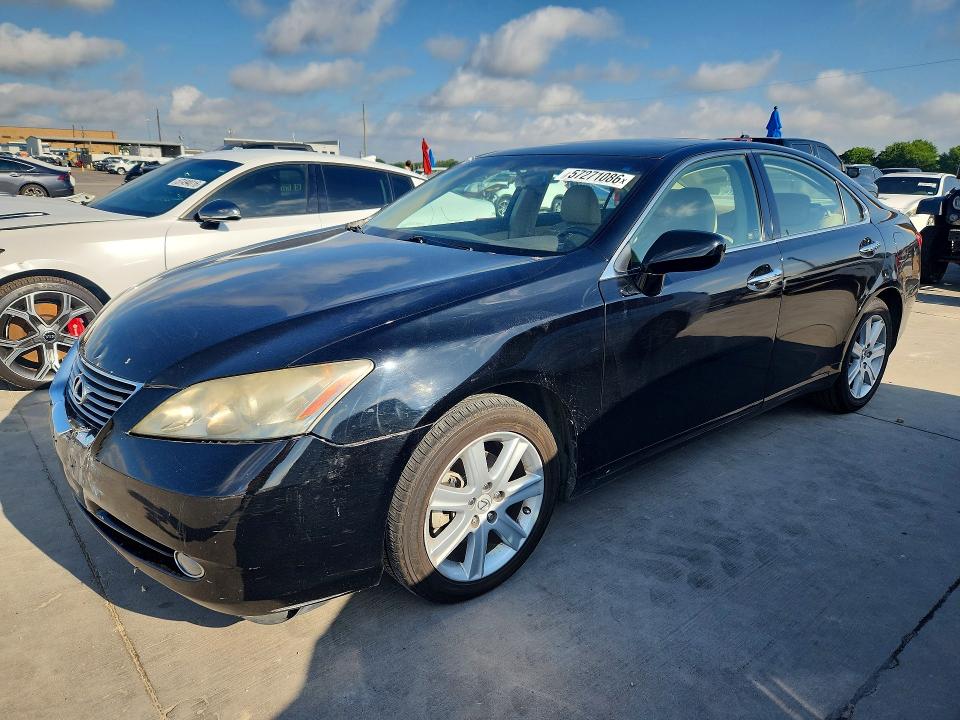 2008 Lexus ES VIN JTHBJ46G682247524 COPART salvage auction — REAR END, Tx - Salvage Vehicle Title, sold $3,500 on 2026-07-30 (photo 1)