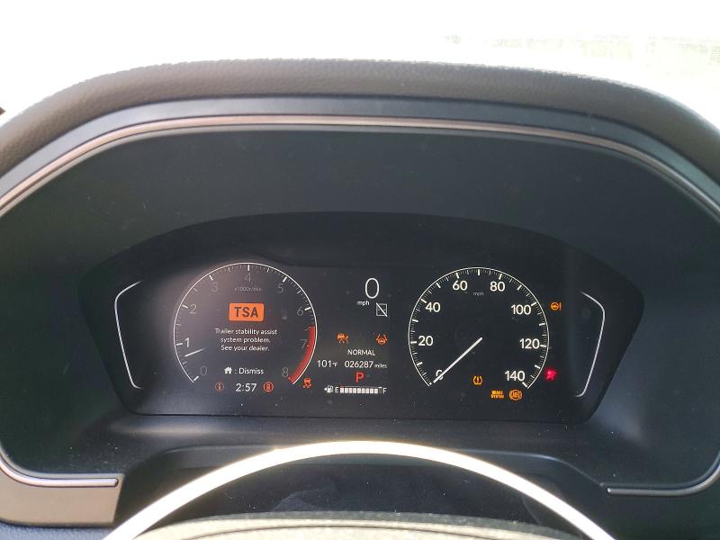2024 Honda Pilot VIN 5FNYG1H67RB018958 COPART salvage auction — FRONT END, Ct - Cert Of Title-Salvage, sold $10,200 on 2026-07-09 (photo 9)