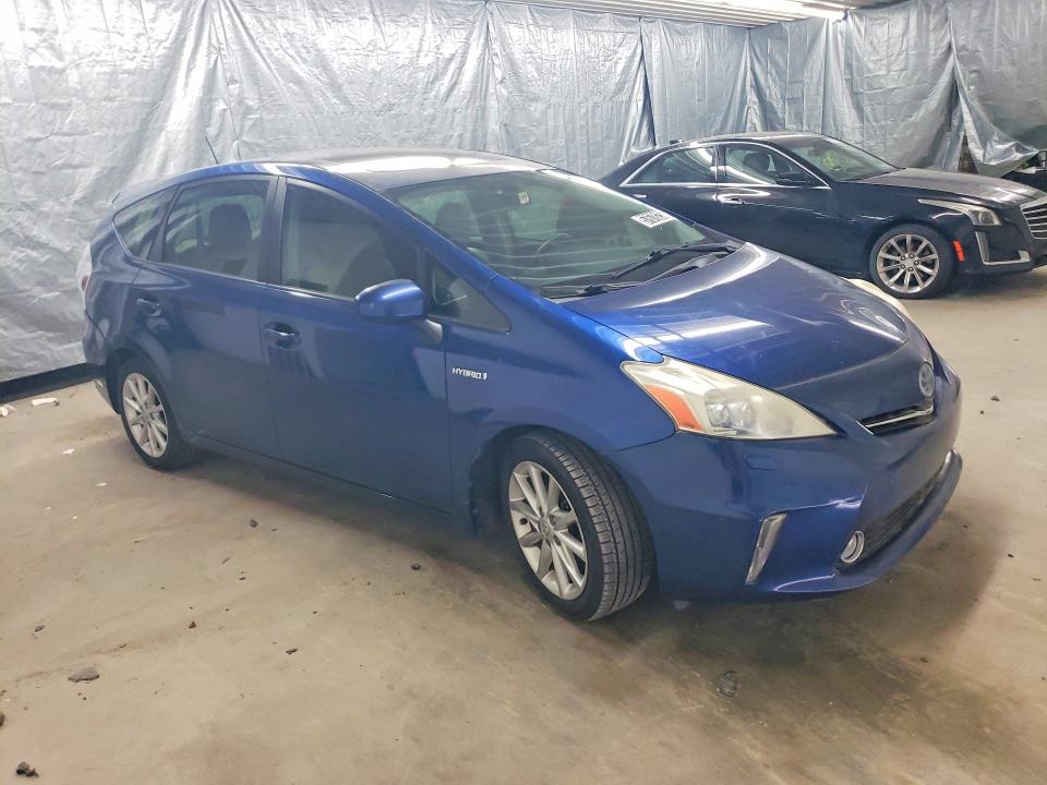 2013 Toyota Prius v VIN JTDZN3EU7D3262253 COPART salvage auction — FRONT END, Wv - Certificate Of Title, sold $1,500 on 2026-07-28 (photo 4)