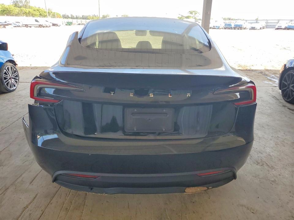 2024 Tesla Model 3 VIN 5YJ3E1EA1RF825470 COPART salvage auction — REAR END, Salvage Title, sold $12,500 on 2026-07-22 (photo 6)