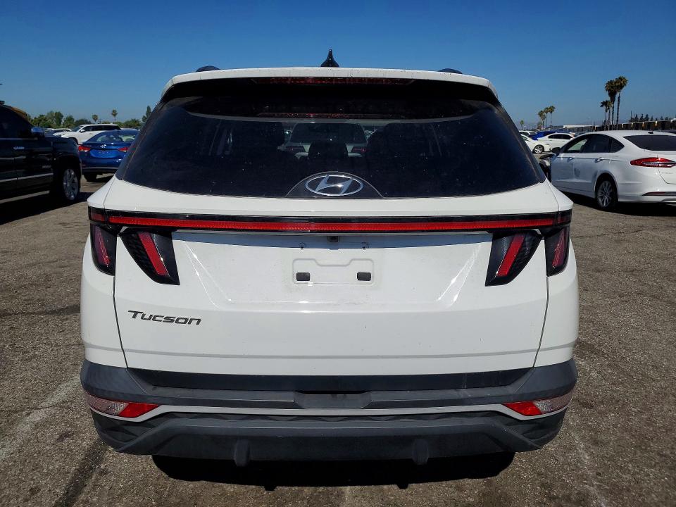 2023 Hyundai Tucson VIN 5NMJF3AE5PH263481 COPART salvage auction — FRONT END, Ca - Salvage Certificate, sold $7,100 on 2026-07-31 (photo 6)