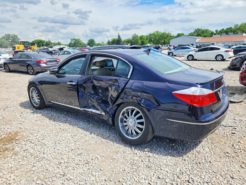 2011 Hyundai Genesis VIN KMHGC4DF2BU124516 COPART salvage auction — SIDE, OH - CERT OF TITLE-SALVAGE, sold $150 on 2026-07-28 (photo 2)