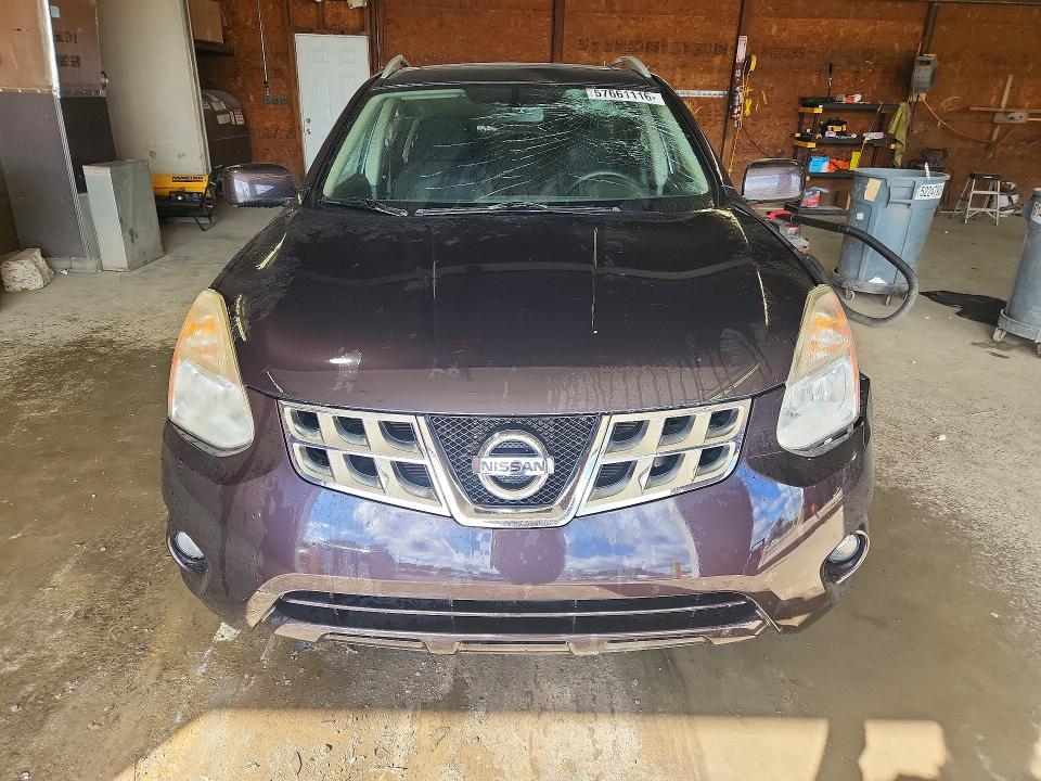 2012 Nissan Rogue VIN JN8AS5MVXCW358147 COPART salvage auction — REAR END, Pa - Certificate Of Salvage, sold $400 on 2026-07-16 (photo 5)