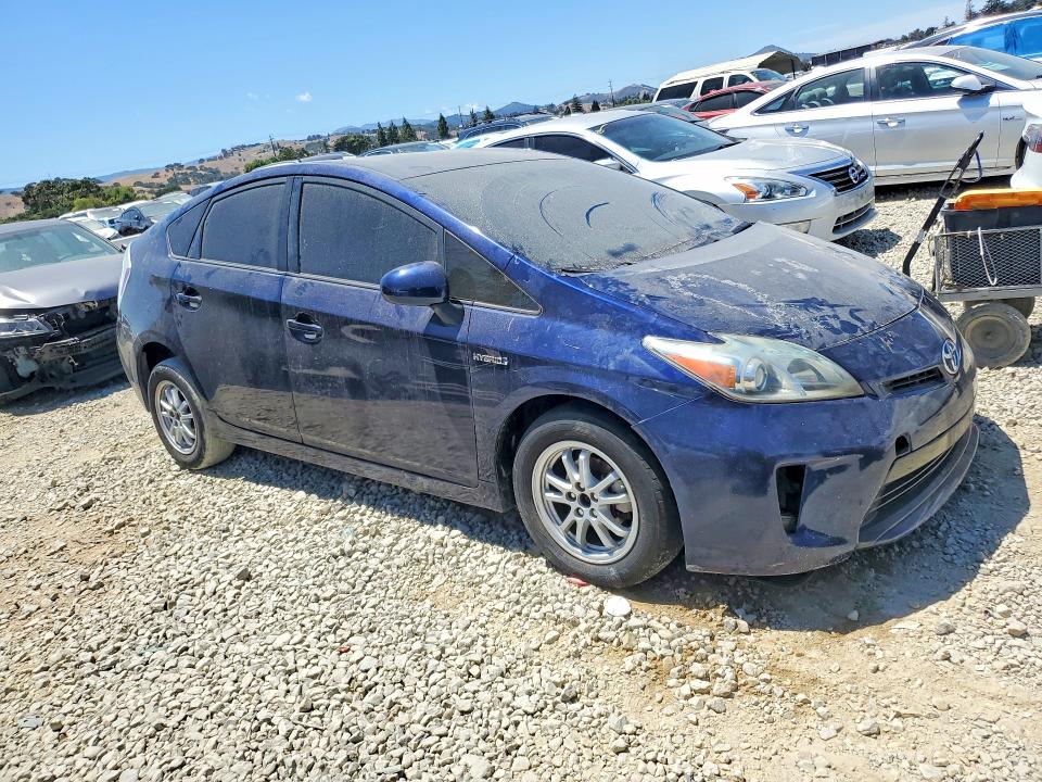2014 Toyota Prius VIN JTDKN3DUXE1767316 COPART salvage auction — SIDE, Ca - Salvage Certificate, sold $750 on 2026-07-07 (photo 4)