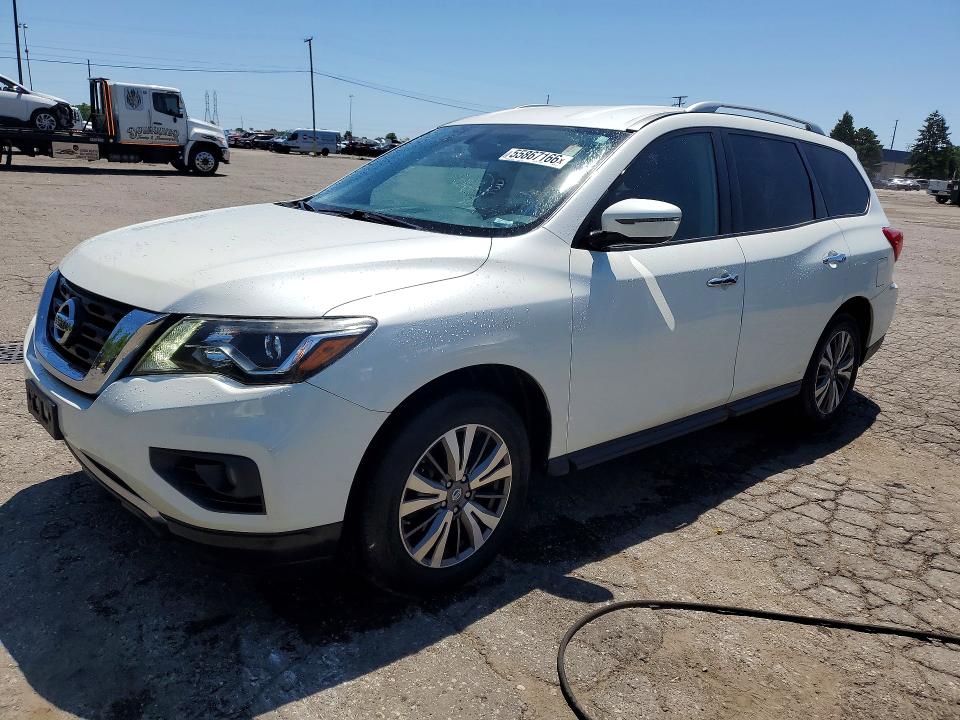 2017 Nissan Pathfinder VIN 5N1DR2MM0HC648489 COPART salvage auction — MINOR DENT/SCRATCHES, Mo - Certificate Of Title, sold $2,900 on 2026-07-09 (photo 1)