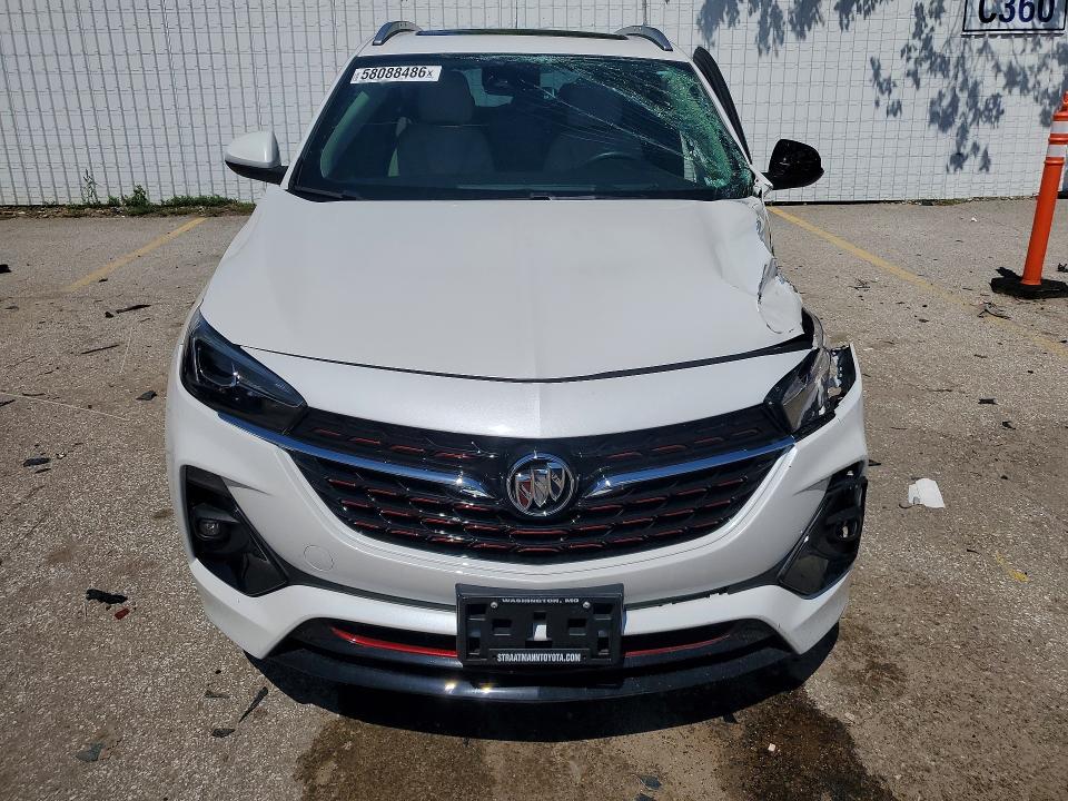 2022 Buick Encore VIN KL4MMFSL9NB016087 COPART salvage auction — FRONT END, Mo - Salvage Certificate Of Title, sold $2,300 on 2026-07-24 (photo 5)