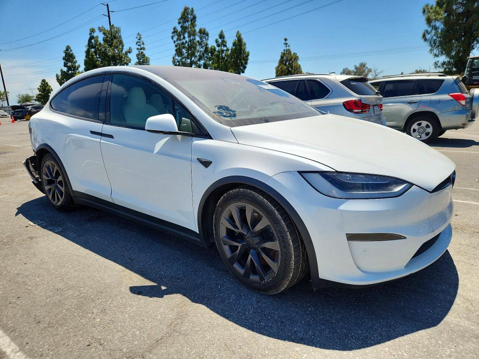 2022 Tesla Model x VIN 7SAXCDE56NF351556 COPART salvage auction — REAR END, Wa - Bill Of Sale (P), sold $14,000 on 2026-07-14 (photo 4)