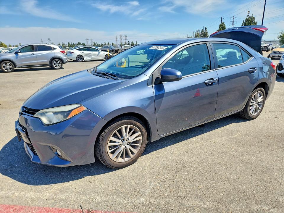 2015 Toyota VIN 5YFBURHE7FP238458 COPART salvage auction — REAR END, Ca - Salvage Certificate, sold $4,350 on 2026-07-07 (photo 1)