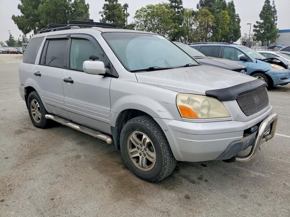 2004 Honda Pilot VIN 2HKYF18674H507793 COPART salvage auction — REAR END, Ca - Salvage Certificate, sold $425 on 2026-07-09 (photo 4)