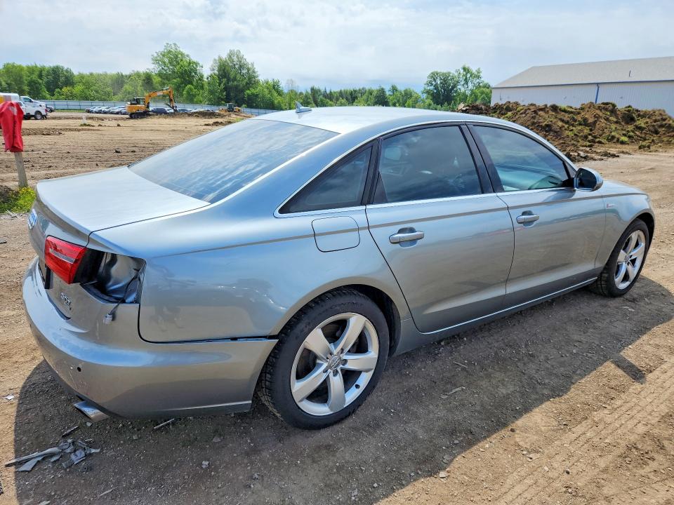 2012 Audi A6 VIN WAUBGAFC9CN028069 COPART salvage auction — REAR END, Oh - Cert Of Title-Salvage, sold $1,650 on 2026-07-02 (photo 3)