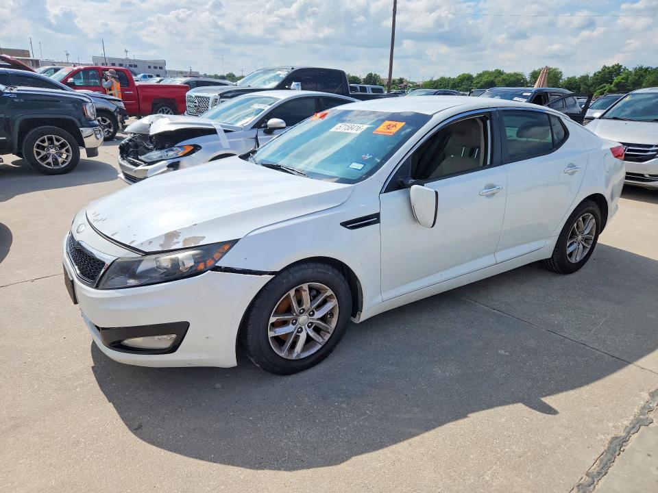 2013 Kia Optima VIN 5XXGM4A75DG221510 COPART salvage auction — BIOHAZARD/CHEMICAL, Tx - Salvage Vehicle Title, sold $150 on 2026-07-13 (photo 1)