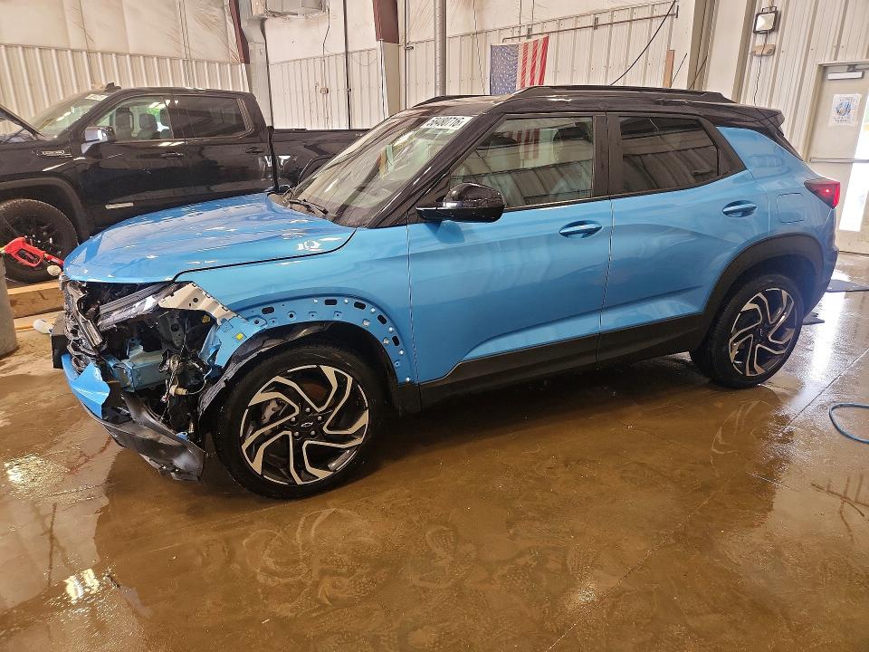 2025 Chevrolet Trailblazer VIN KL79MUSLXSB009710 COPART salvage auction — HAIL, Wi - Junked Vehicle Bill Of Sale, sold $5,600 on 2026-07-20 (photo 1)