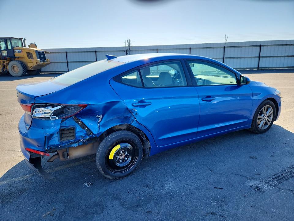 2017 Hyundai VIN 5NPD84LF0HH065978 COPART salvage auction — REAR END, Ca - Salvage Certificate, sold $2,600 on 2026-07-09 (photo 3)