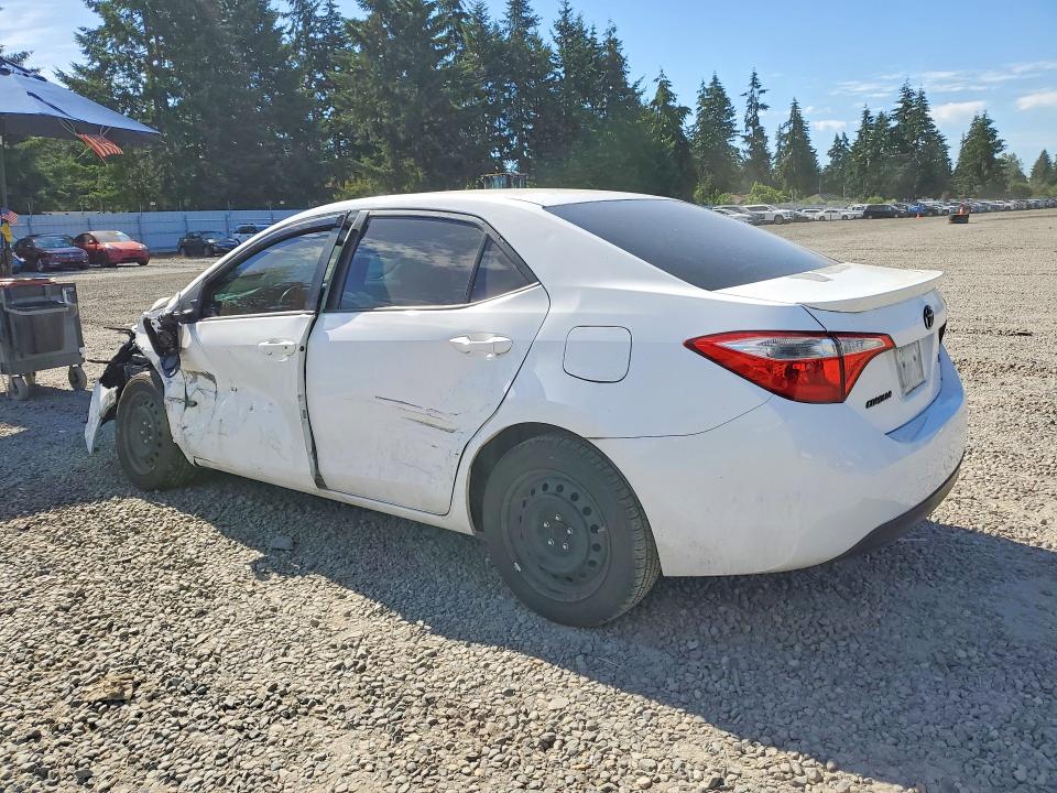 2014 Toyota Corolla VIN 5YFBURHE3EP130871 COPART salvage auction — FRONT END, Wa - Bill Of Sale, sold $125 on 2026-07-21 (photo 2)