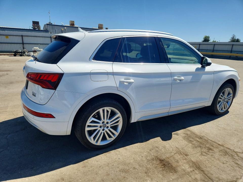 2018 Audi Q5 VIN WA1BNAFY4J2153624 COPART salvage auction — FRONT END, CA - SALVAGE CERTIFICATE, sold $7,600 on 2026-07-24 (photo 3)