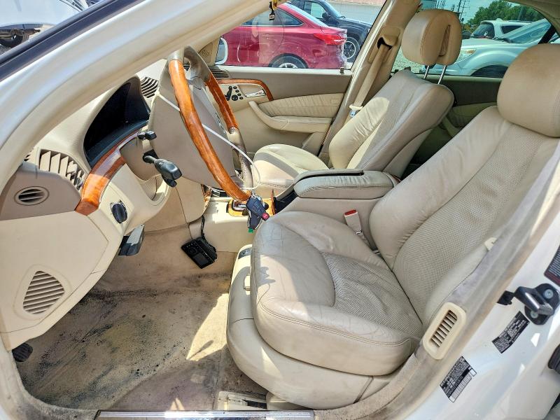 2003 Mercedes-benz S class VIN WDBNG83J23A338193 COPART salvage auction — FRONT END, Oh - Cert Of Title-Salvage, sold $500 on 2026-07-07 (photo 7)