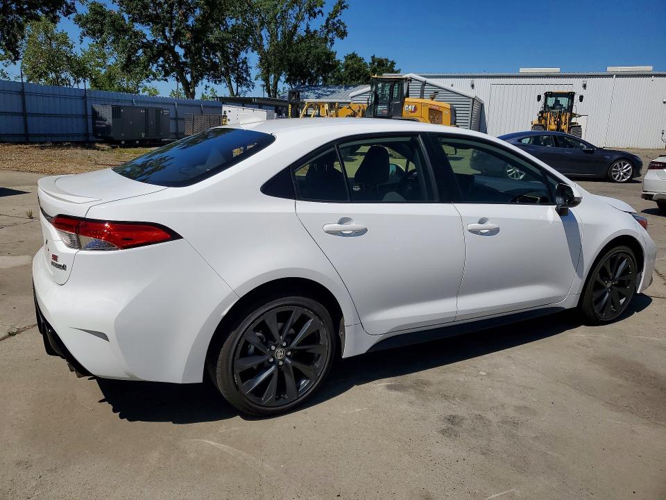 2024 Toyota Corolla VIN JTDBCMFE8R3066883 COPART salvage auction — FRONT END, Ca - Salvage Certificate, sold $30 on 2026-07-27 (photo 3)