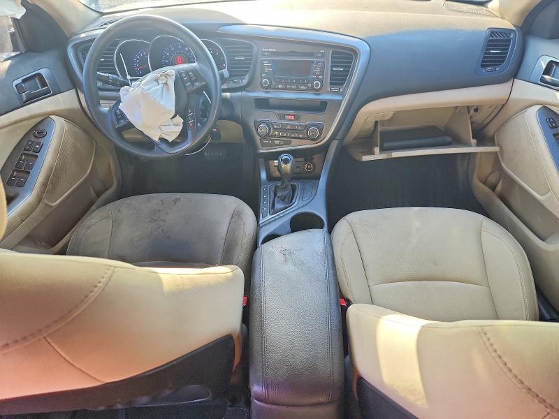 2012 Kia Optima VIN 5XXGM4A77CG047986 COPART salvage auction — FRONT END, Fl - Cert Of Title Slvg Rebuildable, sold $400 on 2026-07-10 (photo 8)