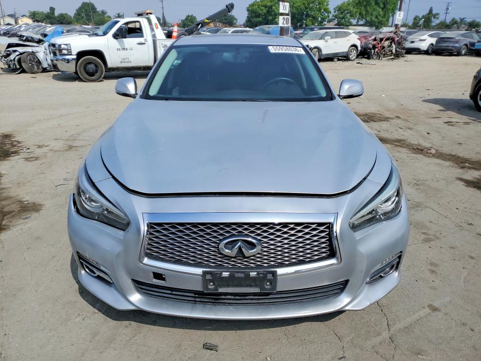 2016 Infiniti Q50 VIN JN1CV7AP0GM202054 COPART salvage auction — REAR END, Ca - Salvage Certificate, sold $2,650 on 2026-07-16 (photo 5)