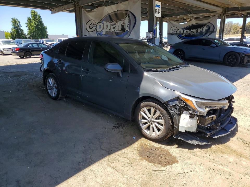 2023 Toyota Corolla VIN JTDBCMFE1P3001662 COPART salvage auction — FRONT END, Ca - Salvage Certificate, sold $7,000 on 2026-07-02 (photo 4)