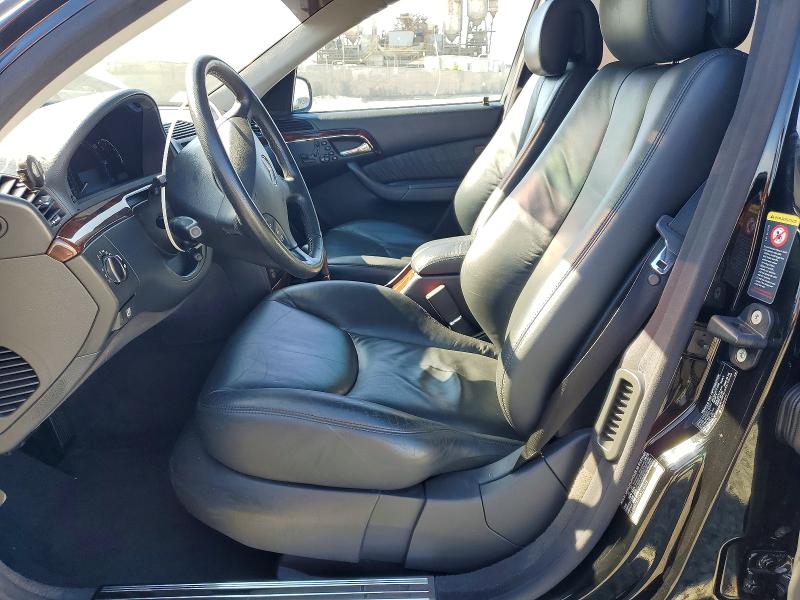 2003 Mercedes-benz S class VIN WDBNG75J73A316035 COPART salvage auction — FRONT END, CA - SALVAGE CERTIFICATE, sold $275 on 2026-07-21 (photo 7)