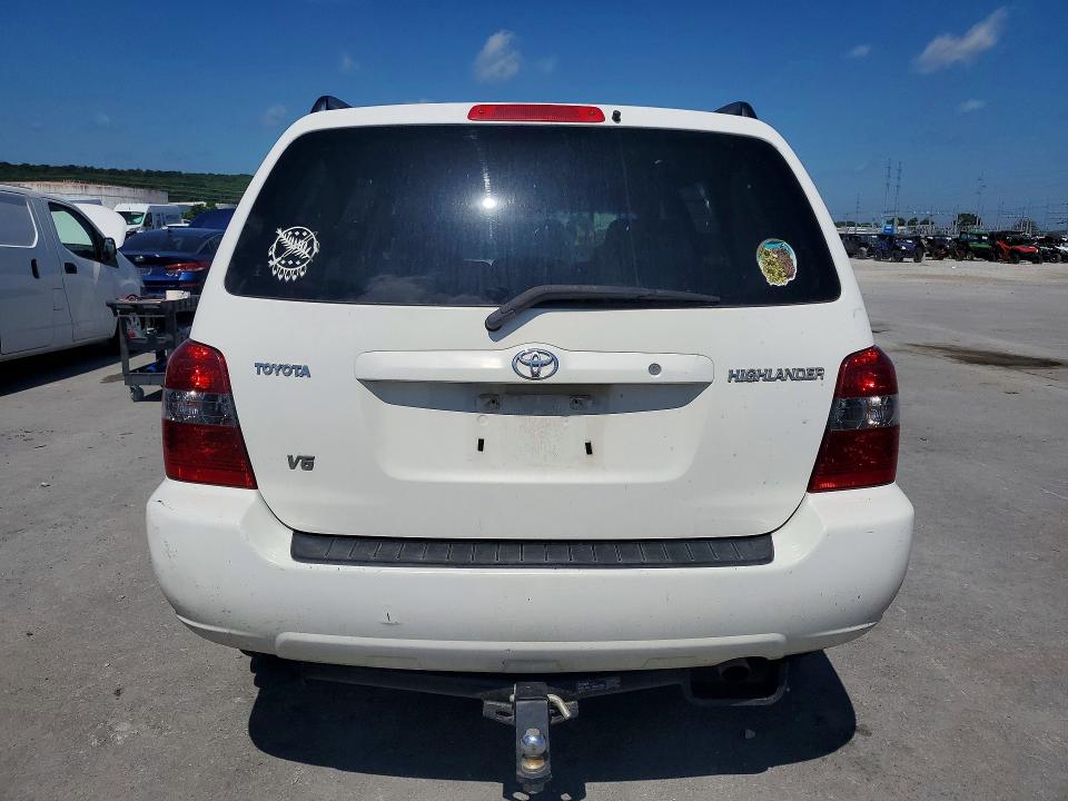 2005 Toyota Highlander VIN JTEGP21A850070653 COPART salvage auction — SIDE, Ok - Cert Of Title-Salvage, sold $675 on 2026-07-06 (photo 6)