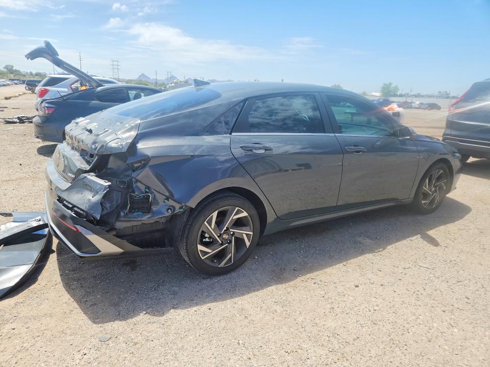 2024 Hyundai Elantra VIN KMHLP4DG8RU831416 COPART salvage auction — REAR END, Az - Cert Of Title - Salvage, sold $7,600 on 2026-07-31 (photo 3)